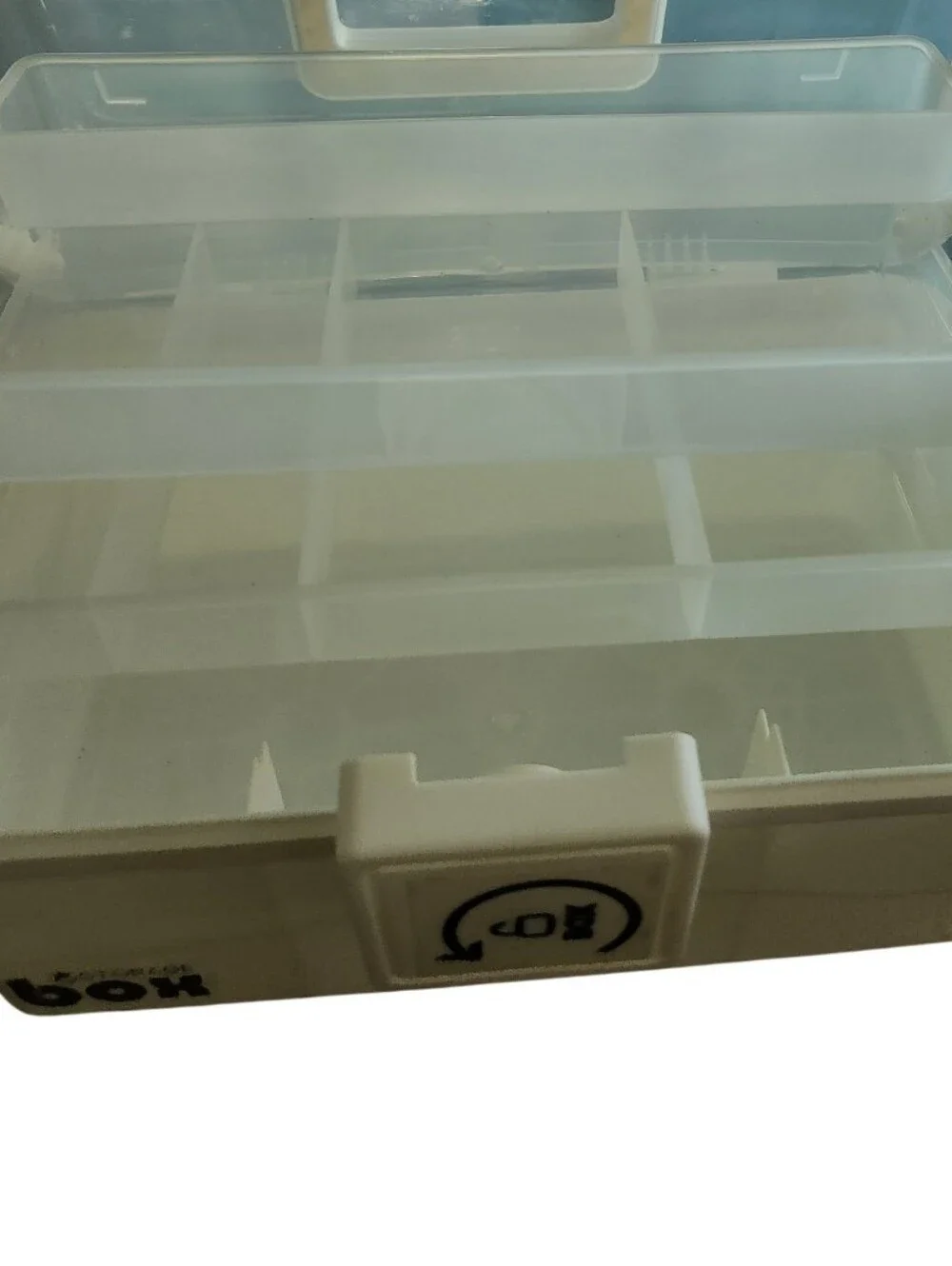 White Clear Top First Aid / Storage Box New In Box - Picture 3 of 3